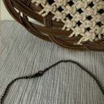 Brown Green Crystal Drop Bead Necklace Vintage “Saratoga” Bohemian Tan Cream Gray Neutral Photo 7