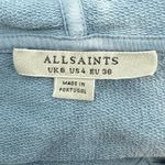 AllSaints‎ Spitalfields Sasha Tie Dye Cotton Hoodie Sweatshirt Blue Size 4 $155 Photo 5