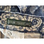 Ralph Lauren Lauren Jeans Women’s 10 Blue Floral Modern Straight Ankle Vintage Photo 5