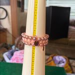 Elegant Rose Gold Beaded Bracelet Set Photo 1