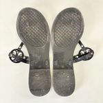 Tory Burch Mini Miller Flat Thong Sandals Women’s Size 10 Black Flip Flops Photo 3