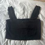 Susana Monaco Black lace crop top   Photo 0