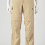 The North Face Womens Convertible Cargo Hiking Pants Sz 10 Beige Zip-Off Outdoor Photo 0