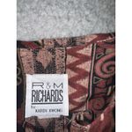 R & M Richards VTG Karen Kwong Blouse Women 10 Tunic Slits Gold Buttons Aztec Southwestern Boho Photo 6
