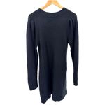 Z Supply Meredith Sweater Dress Black Ribbed XL Long Sleeve Cozy Minimalist Knit Photo 10