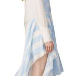 Tommy Hilfiger  Collection Handkerchief Hem Shirt Dress Long Sleeve Patriotic sz8 Photo 1