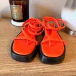 Free People Winnie Wrap Flatform Sandals Size 6.5 Photo 2