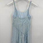 Hello Molly  Girls in Spain Blue Eyelet Lace Sleeveless‎ Maxi Dress Size Small Photo 6