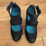 blowfish Black Suede Chunky Heels Photo 6
