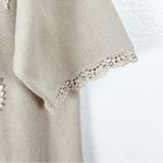 Sundance  Celia Embroidered Crochet Lace Trim Tunic Dress, Size Medium Photo 4