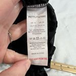 Pretty Little Thing Black Velvet Devore Plunge Long Sleeve Bodysuit Sz 10 Photo 7