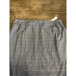 Talbots ‎ Women's Gray Plaid Blazer & Skirt Suit Set Size 14WP Blue Gray Plaid Photo 14