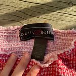 Polly & Esther Red Gingham Tube Top Photo 1