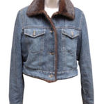 Marvin Richards Blue Jean Denim Cropped Jacket Photo 0