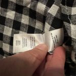 Rails  August Black White Gingham Tie Front Mini Dress Women's M Photo 4