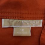 MICHAEL Michael Kors Jacket Size 1X Coat Cozy Fall Season Winter Double Breasted Orange Photo 5