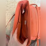 A New Day  Coral purse with Gold embellishments, horseshoe clip close. Photo 2