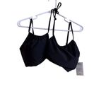 Time And Tru Womens Solid Keyhole Plus Top With Adjustable Straps & Back Closure Black Size 1X Photo 1