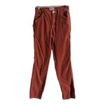 Fivestar General Womens Pants‎ Sz 0 24 Rust Corduroy Carpenter Festival Orange Photo 3