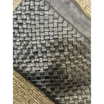 Vintage Viola Castellani Woven Slim Shoulder Bag Purse Black Photo 1