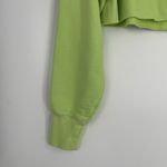 Champion  Womens Reverse Weave Cut Off Long Sleeve Vintage Crop Sweatshirt Size L Photo 3