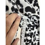 Merona White and Black Animal Print High Low Dress Women's Size Small Photo 8