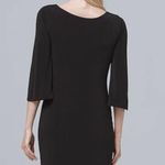 White House | Black Market NWT WHBM Ultimate Reversible Floral/Solid V-Neck Shift Dress Size XXS Photo 4