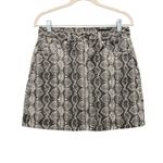 BlankNYC Womens Skirt Sz 27 Gray Henrietta Snakeskin Mini Y2K Grunge Streetwear Photo 4