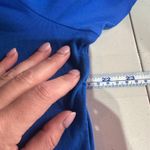 Croft & Barrow The Classic Tee Women's LS crewneck top Royal Blue size L Photo 4