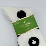 Kate Spade New York White Black Pink Polka Dot Striped Crew Socks Women’s OS Photo 1