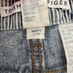 Tommy Hilfiger Vintage  Denim Shorts Size 8 Light Wash High Rise Cotton Casual Photo 9