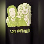 Sandrine Rose Oversized Raw Edge Women’s Black Hoodie Size Small Photo 6