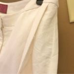 212 Collection Linen Blend Trouser Straight Wide Leg Pants White 10 Photo 3