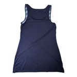 DKNY Swim Dress Cover Up Women's Large Blue Striped Nautical Beach Resortwear Photo 1