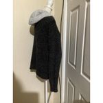 OFFLINE by Aerie Charcoal Speckled Knit Hooded Sweater M M Gray Size undefined Photo 2