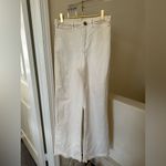 Marine layer  Cream Flare Wide Leg Jeans Photo 1
