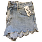 PacSun Bullhead scalloped edge denim shorts size 3 NWT.‎ 00T3 Blue Photo 0