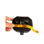 None Black Faux Leather Jewelry Box With Mirror & Initial E Monogram - Travel Size 5" Photo 3