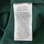 Ralph Lauren Lauren  Women One-Shoulder Velvet Bow Chiffon Green Dress Size 14 Photo 11