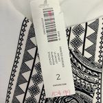 Chico's NWT  Women White Bandana Printed Boarder Jacket Size 2 Photo 4