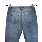 CAbi  Jeans Women High Straight Leg Blue Wash Denim Staple Jeans Classic Size 4 Photo 4