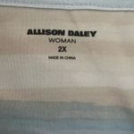 Allison Daley Womens Embellished Colorful Shirt Top Tuscan Village New 2X Blue Photo 9