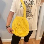 Handmade Butter Yellow Crochet Knit Bag Photo 0