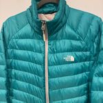 The North Face  Lightweight Down Jacket 700 Teal Size L Photo 1