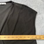 MNG‎ Basics Black Mini Dress Cap Sleeves V Photo 4