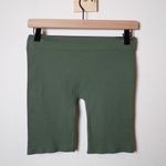 Free People Intimately Seamless Bike Shorts 2 Pair Black and Green Sz M/L Women Photo 0