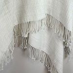 New Mersea Classic Travel Wrap Sea Salt Cream Travel Pillow Bag OS Fringe Shawl Size undefined Photo 11