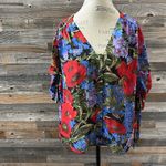 NWT Elliatt Thea Shirt and Tiered Mini Skirt SET!! Size Small Red Photo 9