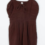 American Eagle American‎ Eagle Smocked Romper Brown Womens Size XS NWT Photo 0