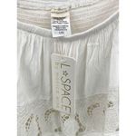 l*space New L* Women's White Jaclyn Dress Large‎ Boho Festival Tie Sleeve Flowy Photo 2